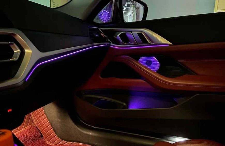 Комплект сіток з підсвічуванням Bowers & Wilkins на BMW G26 g26 фото