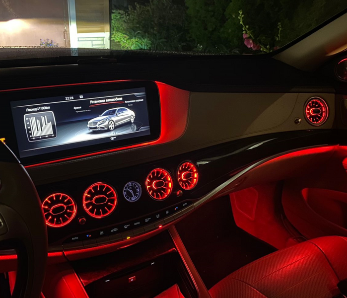 Дефлектори повітроводи Mercedes-Benz S-Class W222 (2013-2017) W222AIR7 фото