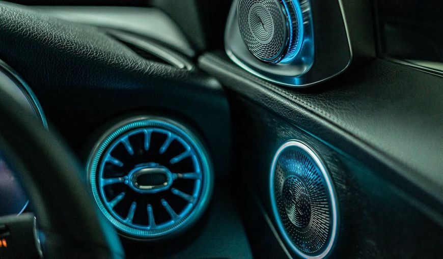Накладки в карти дверей з підсвіткою Mercedes E-Class W213 Burmester New style DOORW213new фото